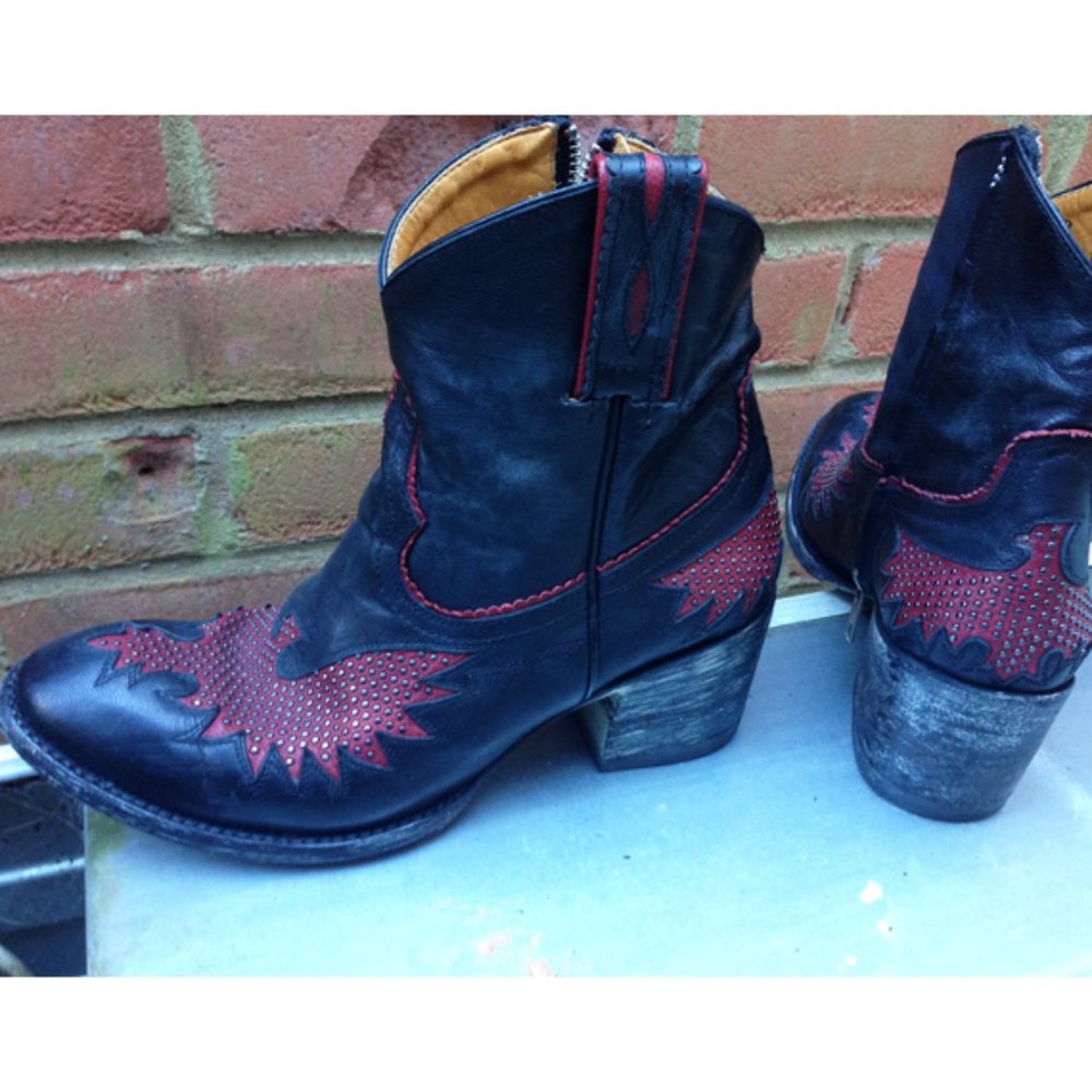 Mexicana ankle boots eagle detail